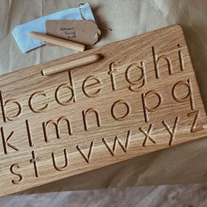 alphabet reversible tracing board