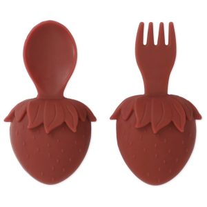 strawberry fork & spoon set